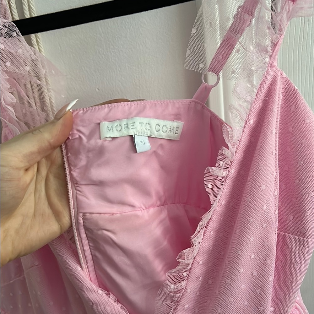 Pink Ruffled Dress - Picture 3 of 4
